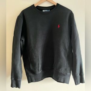 Polo by Ralph Lauren Black Crewneck Sweater